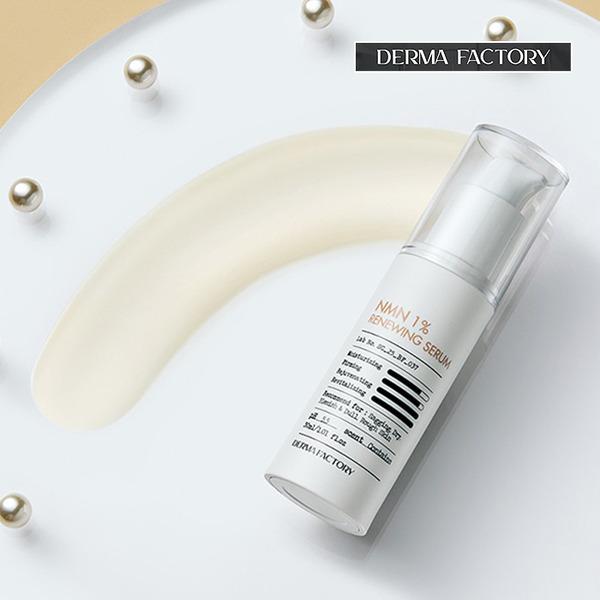 [DERMA FACTORY] Vegan Certified NMN 1% Renewing Serum 30ml