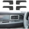 4pcs Interior Door Handle Decor Cover Trim for Ford F150 2009-2014 Carbon Fiber
