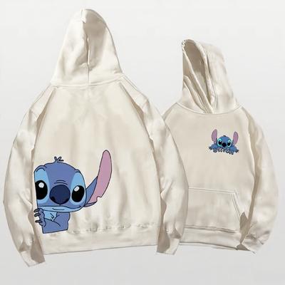 Disney Eltern-Kind-Kleidung Anime Mehrfarbig Optional Kapuzenpullover Unisex Paar Top Jacke Winterkleidung Damen Gothic Kapuzenpullover
