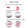 300PCS scratch silver sticker label roll explosive packaging for crafts scrapbooking DIY projects