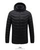 Men's Dual-Control USB Heated Cotton Coat with Nine-Zone Electric Heating