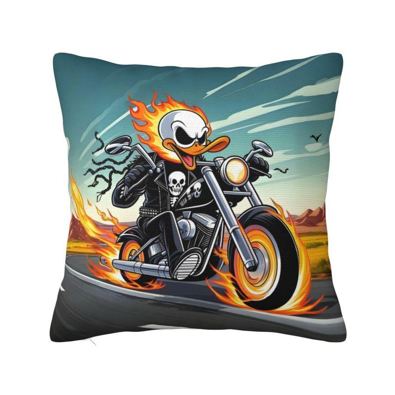 Custom Nordic Zombie Daffy Duck Anime Sofa Cushion Cover Soft Disney Cartoon Kawaii Pillow Case Decoration