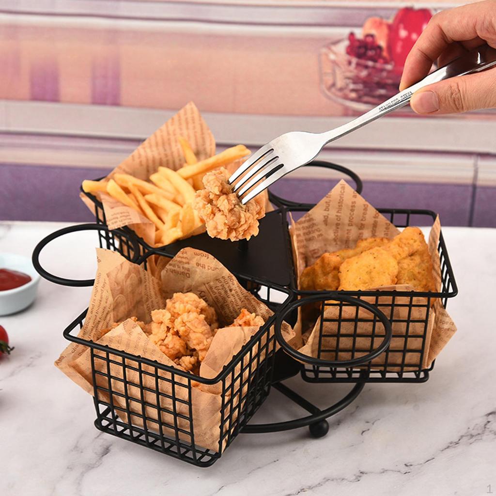 Košík na hranolky Svačina Zásobník na popcorn Přenosné úložiště smažených kuřecích chipsů pro domácnost