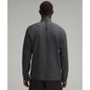 Lululemon Textured Double Knit Cotton Half Zip Heathered Black Black