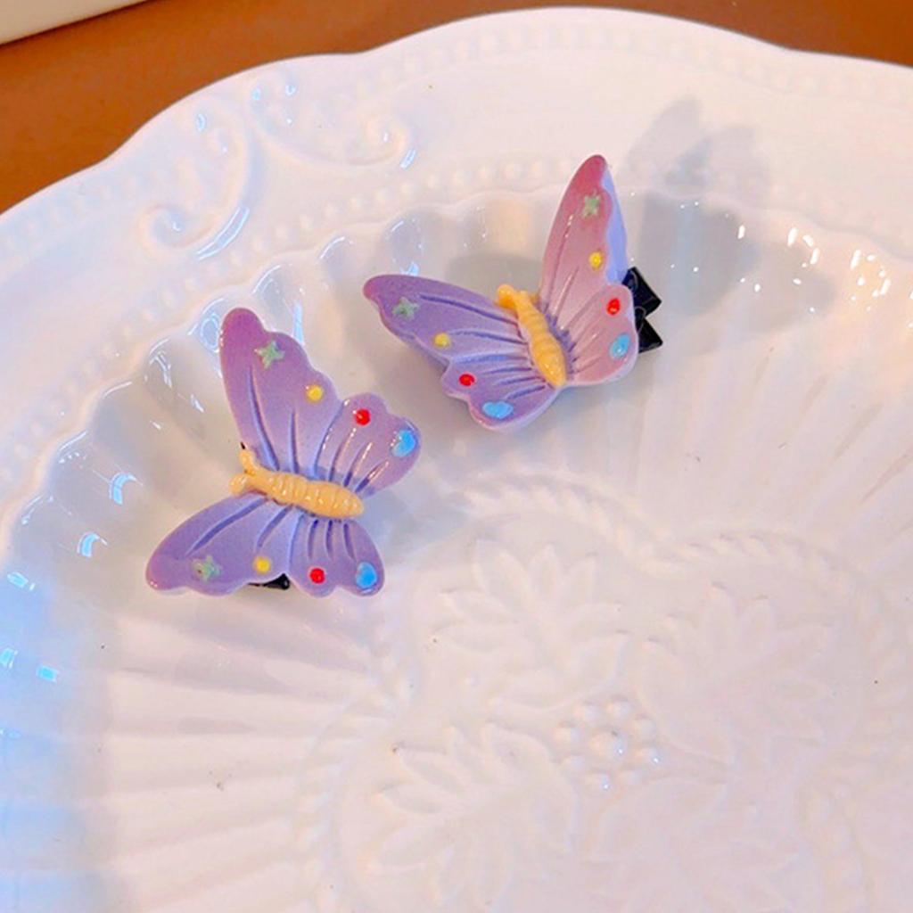 Girls Hair Clip Ladybird Women Kid Hairgrips Butterfly Headdress Barrettes Snail Shape Sweet 2000s Girls Hairpins