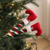 Artificial Leg Christmas Elf Legs Pendants Funny Plush Elf Legs Decorations  Christmas Holiday