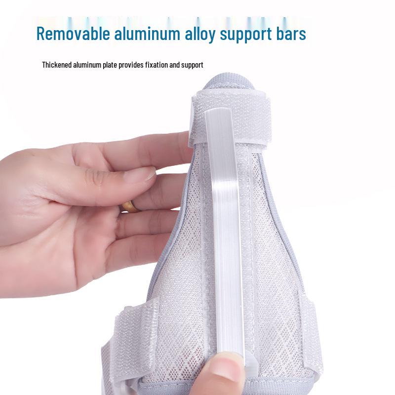 Thumb and Finger Fixation Strap for Hand Fracture and Sprain Rehabilitation.