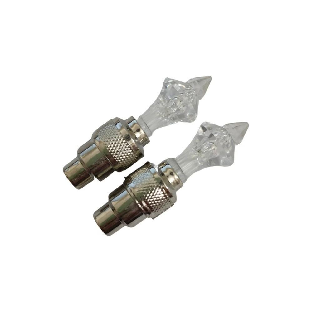 

2PCS Flash Light LED Bike Wheel Light Waterproof Neon Lamp LED Wheel Tire Light Bicycle Use A-White