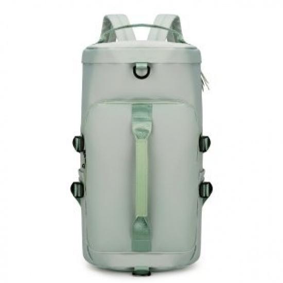 Men's fitness shoulder bag for business trips, large-capacity travel bag, luggage storage handbag, dry-wet separation sports training backpack