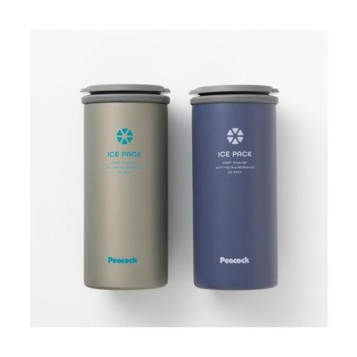 The-peacock Thermos Industry (The-peacock) Peacock Ice Pack (Cloth Ice Bag Type) with Vacuum Insulation, Keeps Drinks Cold, Heat Protection, and Featu