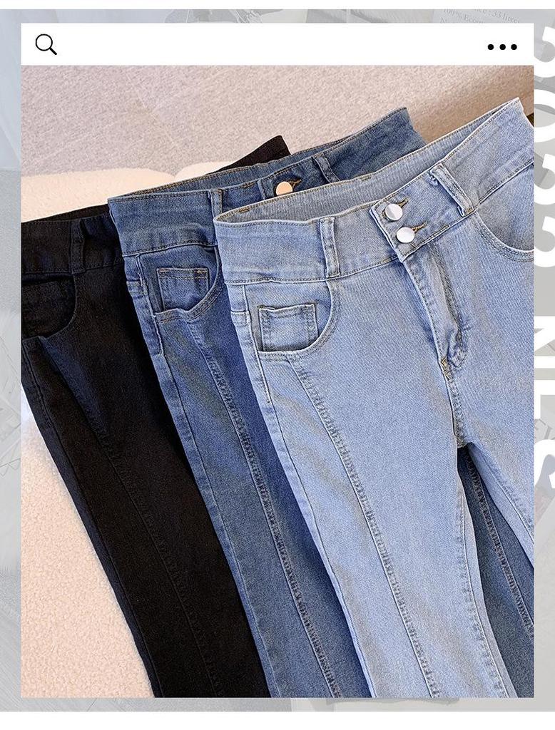 High-Waisted Stretch Slimming Wide-Leg Jeans for Women
