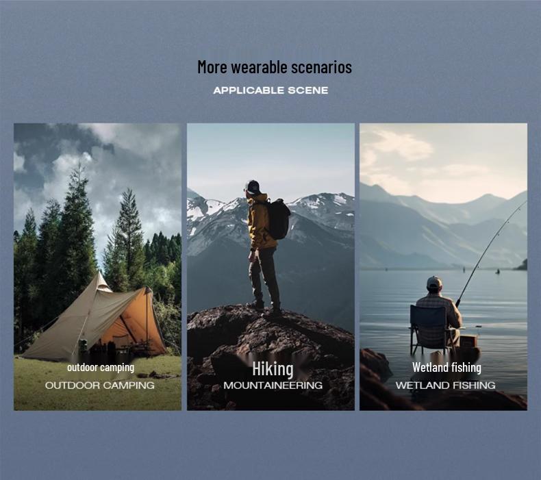 Męskie Szybkoschnące Nylonowe Spodnie Turystyczne - Inspirowane Ptakami, Odporne na Ścieranie, Casualowy Styl Outdoorowy