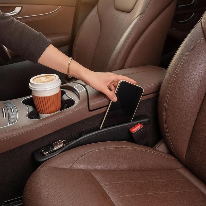 Car Seat Gap Filler Anti Drop Leak Proof Storage Organizer Strip Multifunctional Auto Seat Crevice Accessories