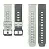22mm Watch Strap For Suunto RACE 2 S / Run / Ocean / Vertical Two-Tone Silicone Band For Suunto 5 9 Peak Pro Wristband Bracelet