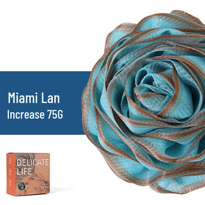 Luxurious Rose Bath Bomb for Women - Dense Foam, Non-Dispersing, with Large Bath Towel.