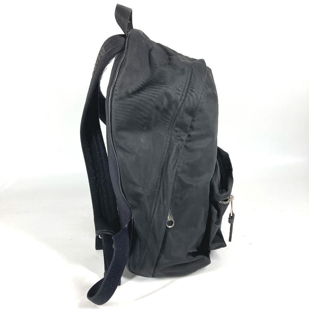 BURBERRY 8016109 Bicolor logo backpack bag Backpack Nylon Black/White