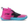 Li Ning All City 7 Way Of Wade South Beach Non slip Lightweight Mid top Basketball Shoes Men's Black Pink Blue ABAP101-1