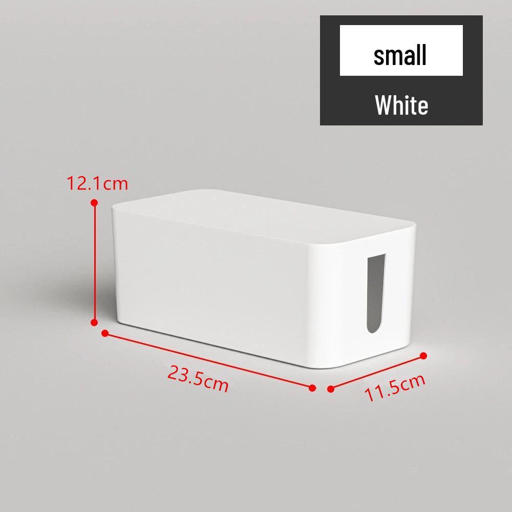 Desktop Cable Organizer Box for Phone Chargers and Power Cords