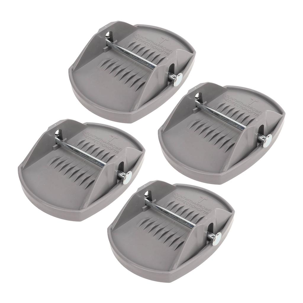 4PCS Caravan Jack Pads Load Dispersion Rust Proof High Strength Heavy Duty Jack Lifting Pad Adapter 