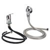 Shampoo Bed Chair Faucet 70cm Pipe Hot Cold Water 120cm Soft Hose Shower Head for Hair Salon