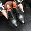 Men Retro Dress Shoes Black Brown European  American Style Business Office Fashion Derby Shoes Wedding Banquet Shoes Size 38-46