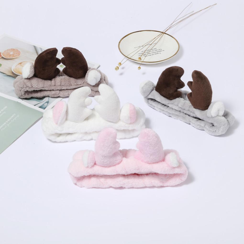 Fabric Women Makeup Hair Band Cute Fashionable Portable Reusable Washable Replacement Household Face Washing Headband