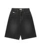 WACKY WILLY [26Ss] Women'S Denim Bermuda Pants Black