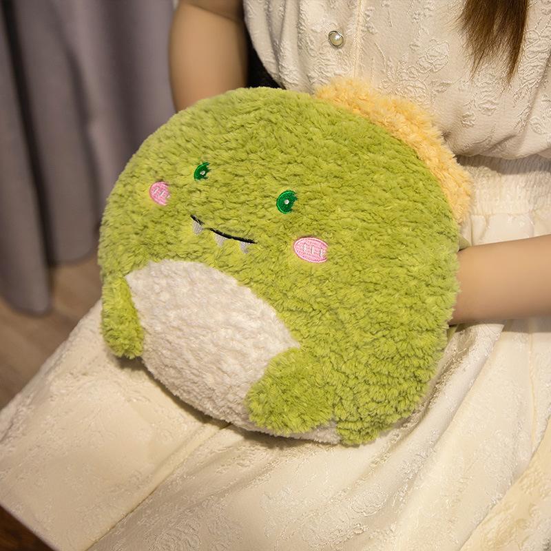 Pătură Pernă de Mână cu Dublu Scop Student Drăguț Animal Mic Husă de Încălzit Mâinile Poate Interveni în Perna Perna pentru Pauza de Prânz la Birou