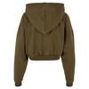 Sweatshirt à capuche - Urban Classics - Vert olive - Manches longues - 100% coton - Coupe oversize
