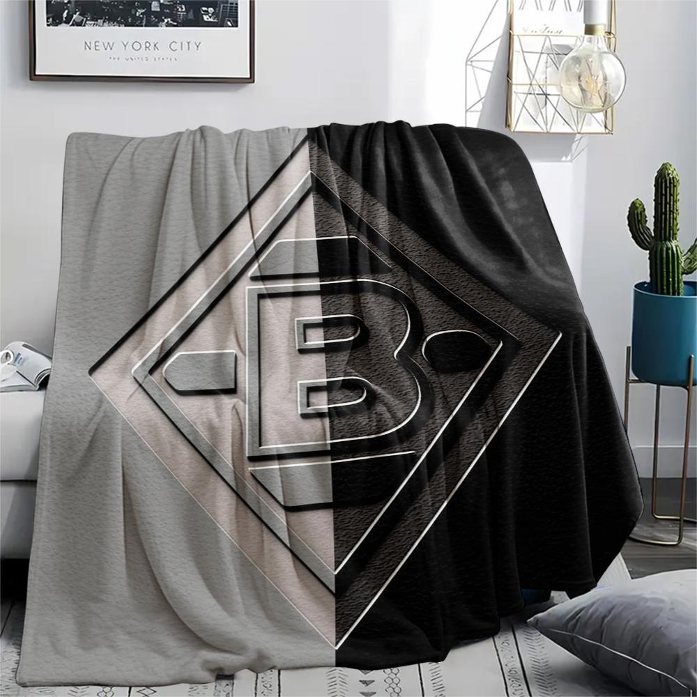 1pc Borussia Print Flannel Blanket, High quality Comfortable for All Seasons, Home Decor, Warmth and Comfort, Perfect for Christmas Gifts16