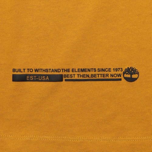 Timberland Men's Long Sleeve Graphic T-Shirt, Chai Tea, XL, TB0A65XUEFM1