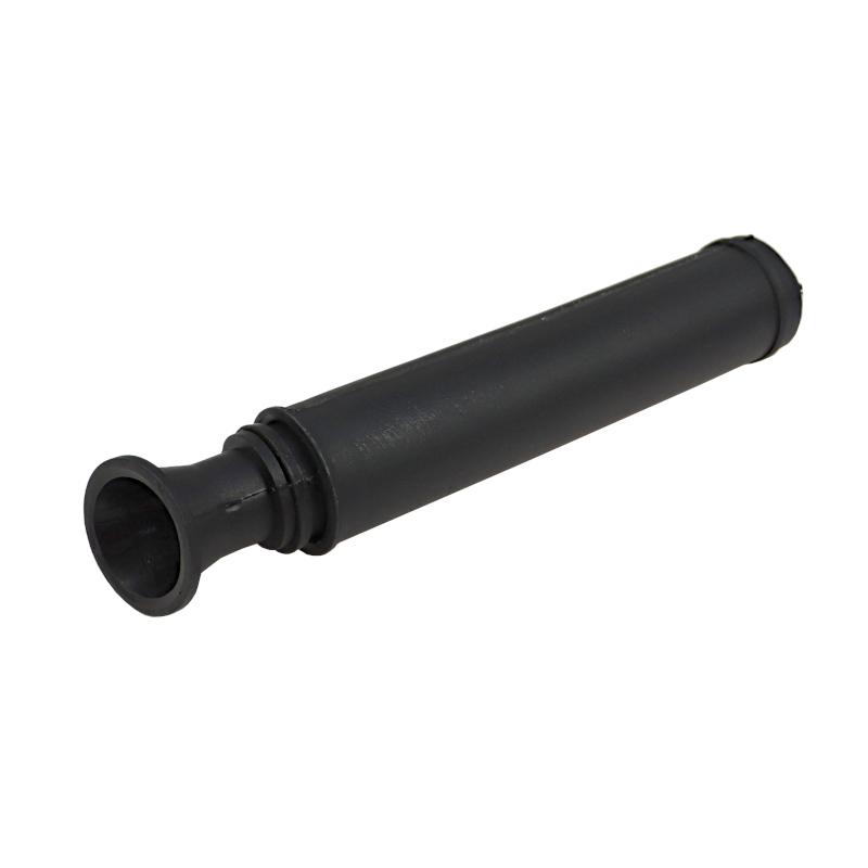 Telescopic seeder funnel, plastic, 34/2, 307805060/1, lower mounting, black