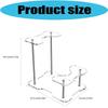 Acrylic Swords And Swords Display Stand For Wall Mounting Clear Or Black Showcase For Collectors