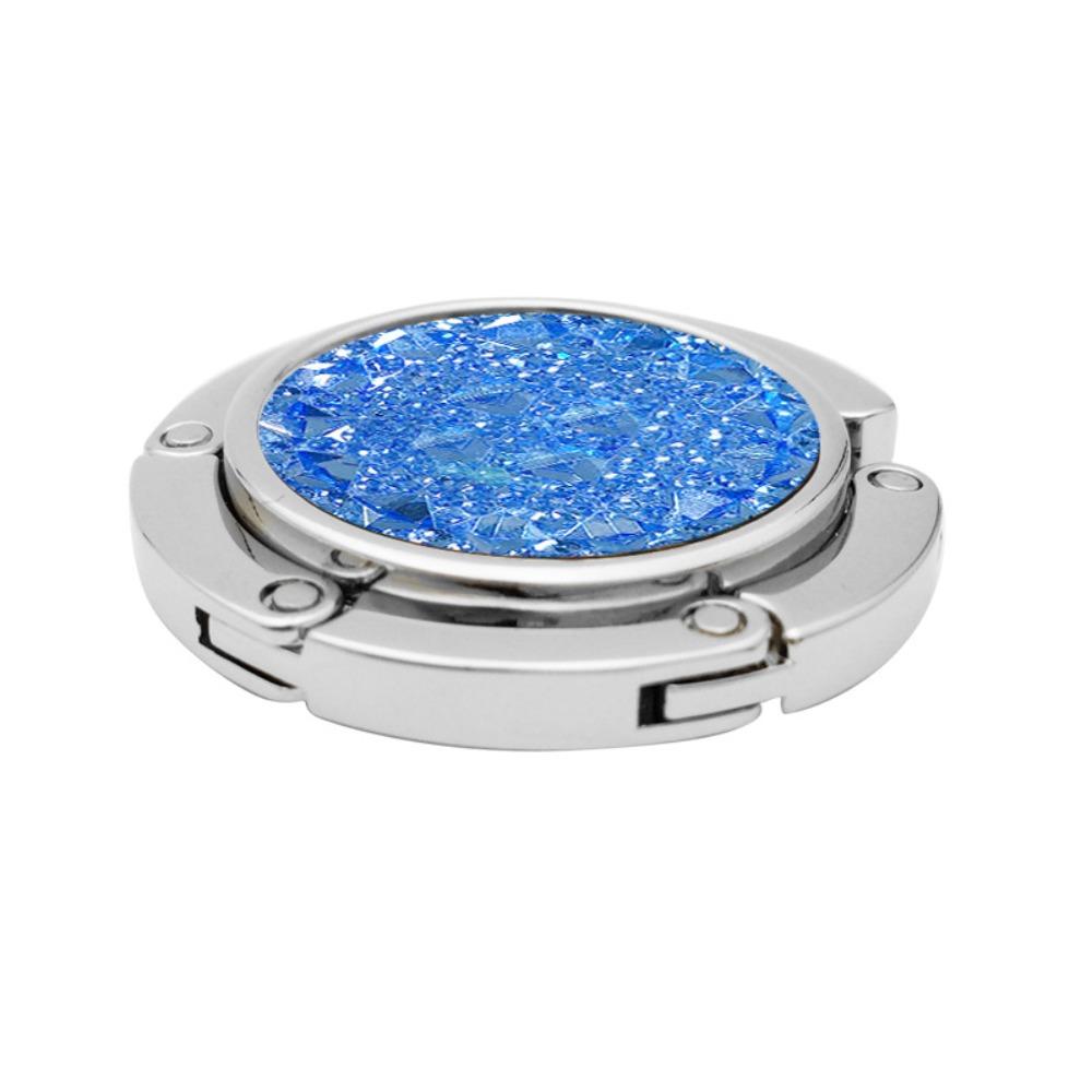 Round Bag Hook Holder Aluminum Alloy Handbag Hook Portable Folding Hook  Women