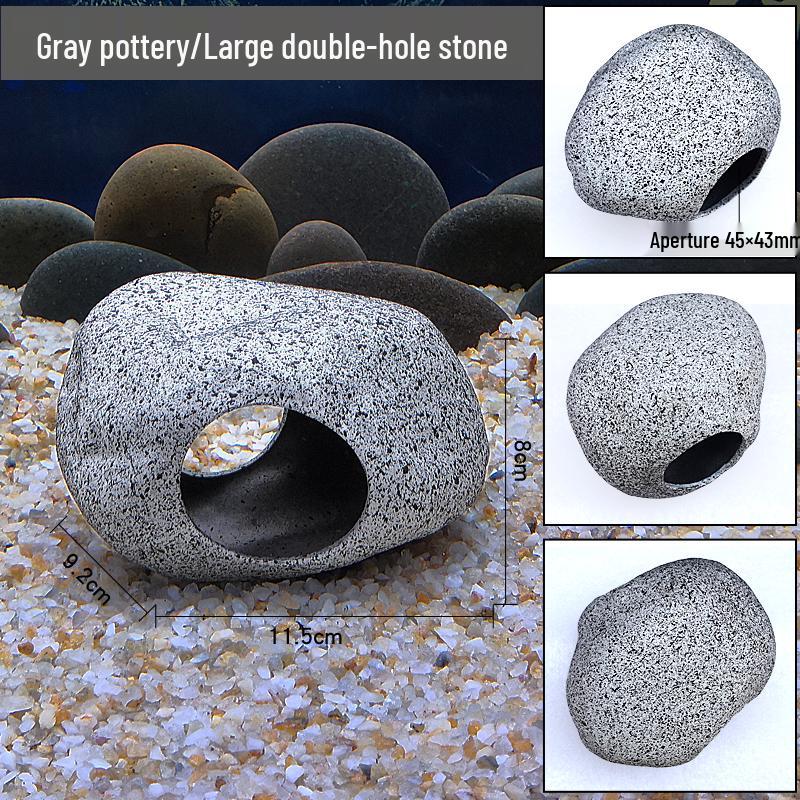 Ceramic Fish Tank Decoration: Shrimp Hiding, Cichlid Breeding, Spawning Nest.