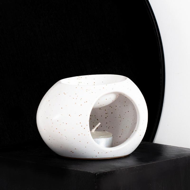 Large Ceramic Aroma Burner & Essential Oil Diffuser for Home or Office