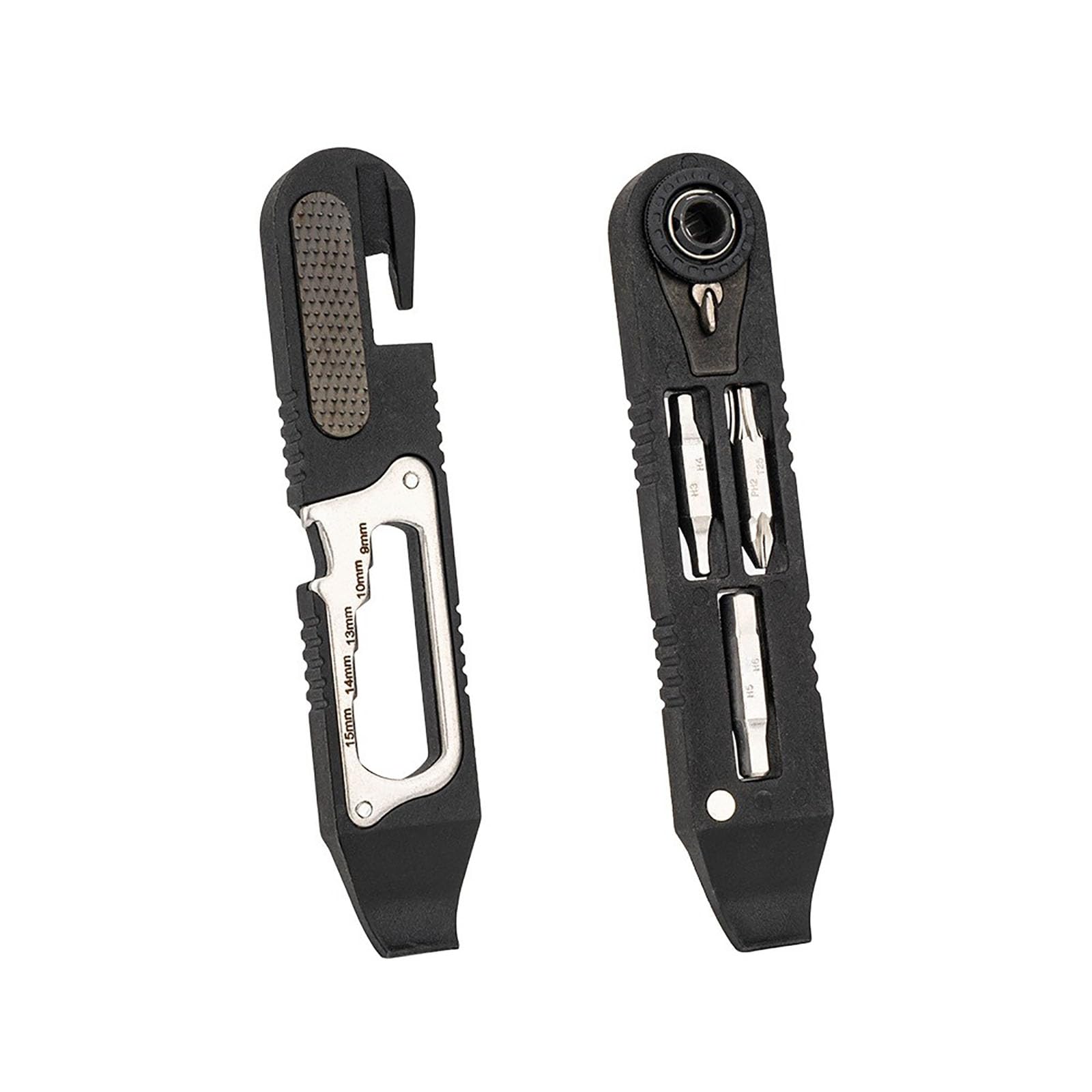 

CHANJIF Road Bike Bicycle with Tire Levers and Puncture Repair Multifunctional Bicycle Tool Set with Easy Opening and Portable and Easy to Bike чёрный