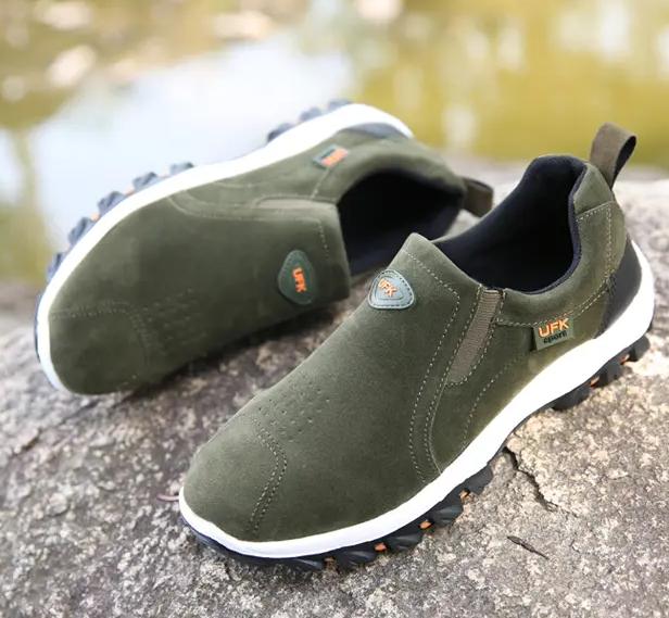 Fashion Men's Shoes 2025 Spring New Versatile Sports Running Shoes Soft Soled Korean Version Casual Hiking Shoes Tenis Masculino Male