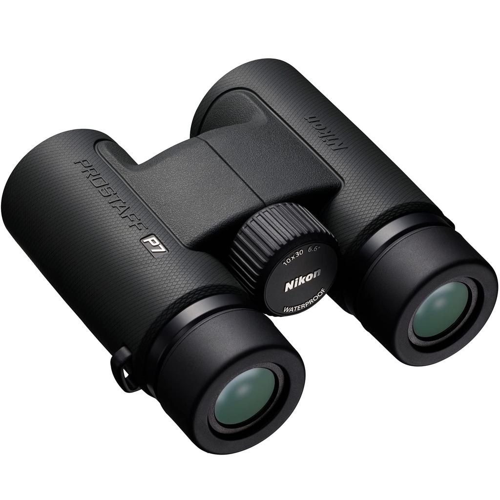 Nikon Prostaff P7 10X30 Binocular Set with Harness and Lens Pen Cleaning System 3-Piece