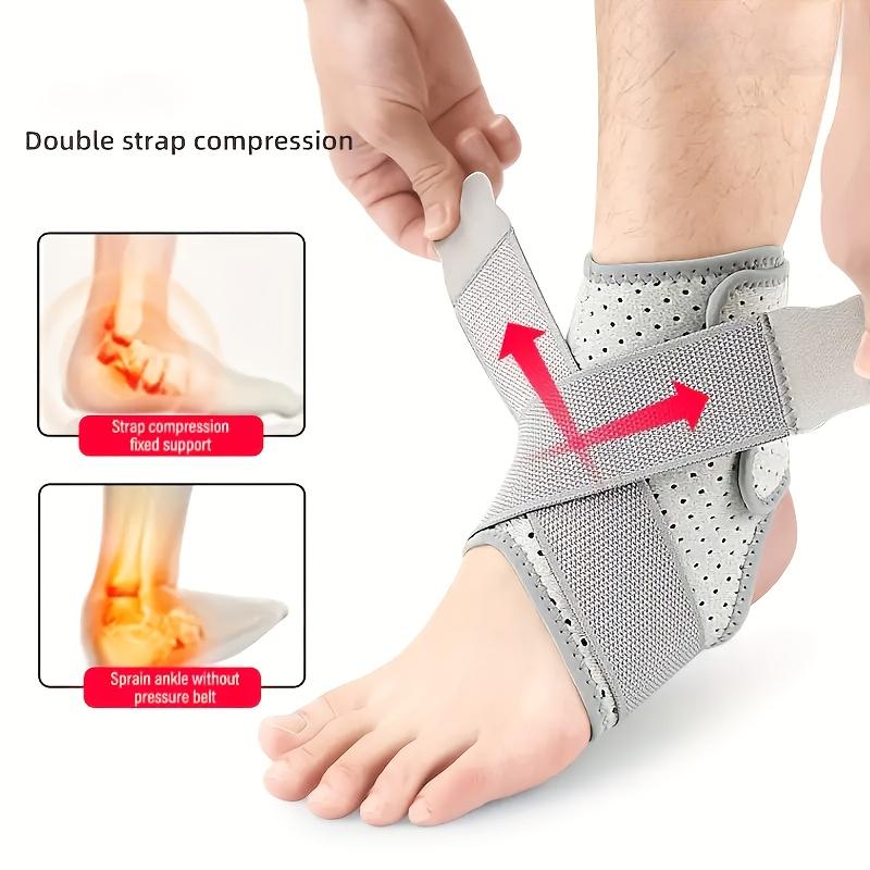 1PC Lightweight and Highly Elastic Ankle Sprain Recovery and Foot Support Gear Breathable Adjustable Velcro