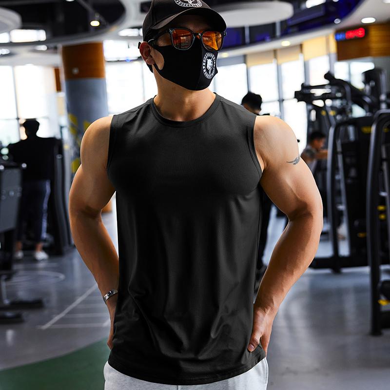 Men's Sleeveless Vest Man Bodybuilding Shirt Sports and Leisure Fitness Wear Athletes T-shirt Mens Singlet Running Vests Dryfit