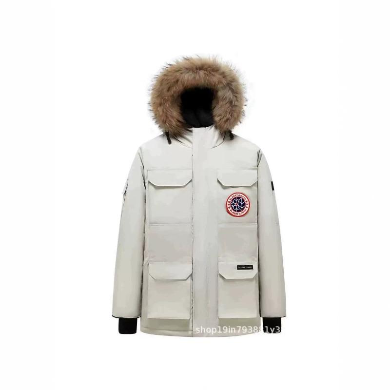 Dumping goods men's and women's Parker medium and long down jackets men's winter new expedition coat jacket