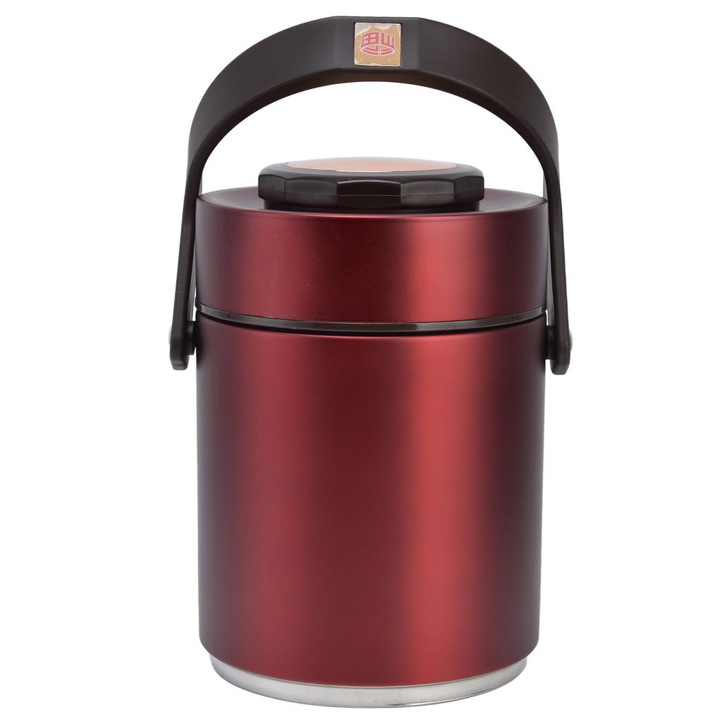 Insulation Lunch Box High Capacity 1.5L Stainless Steel Portable Heat Preservation Vacuum   Box for Adults Students