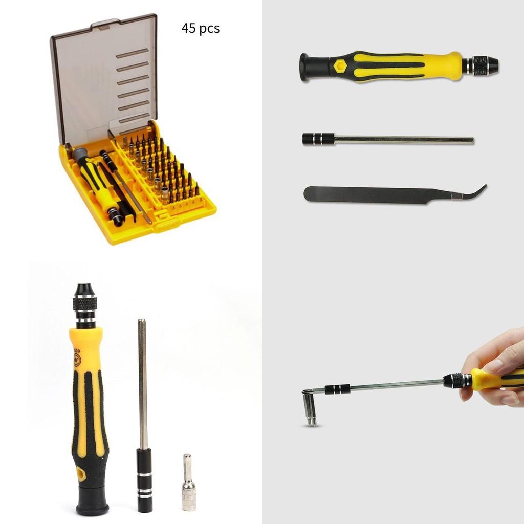 Ensemble de tournevis de précision Torx 45 en 1 polyvalent pour la réparation de téléphones portables et d'ordinateurs portables