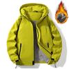 Hooded Jacket Winter Outdoor Windproof Waterproof Hooded Jacket Men's Fleece Thickened Jacket Men's Hong Kong Style Jacket Men's