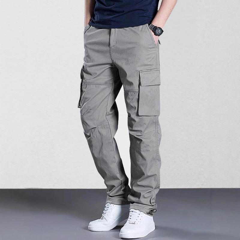 Casual overalls men's spring and summer new retro straight-leg pants versatile trousers