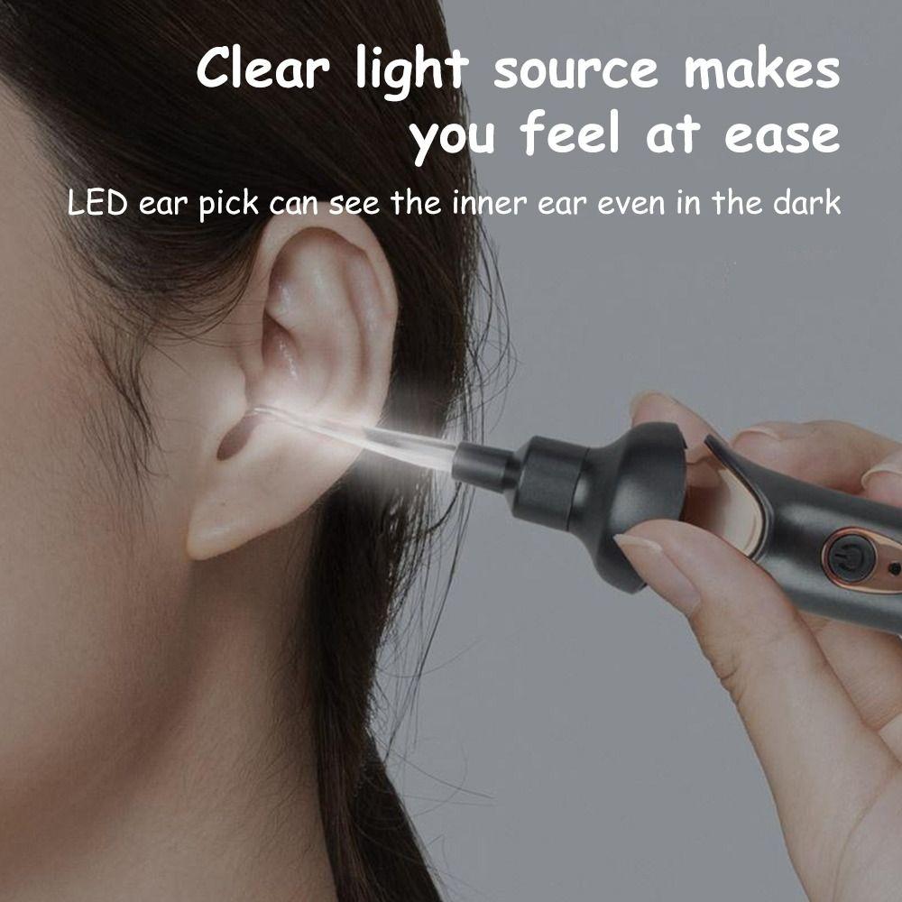 Electric Vibration Spiral Ear Cleaner Painfree Earwax Pick Ear Spoon  for Children
