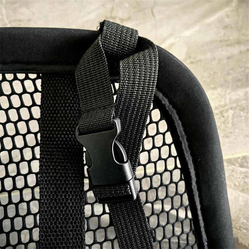 Backpack Ventilation Frame Breathable Mesh Back Pad Adjustable Strap Cooling Back Support For Travel Backpack Modification