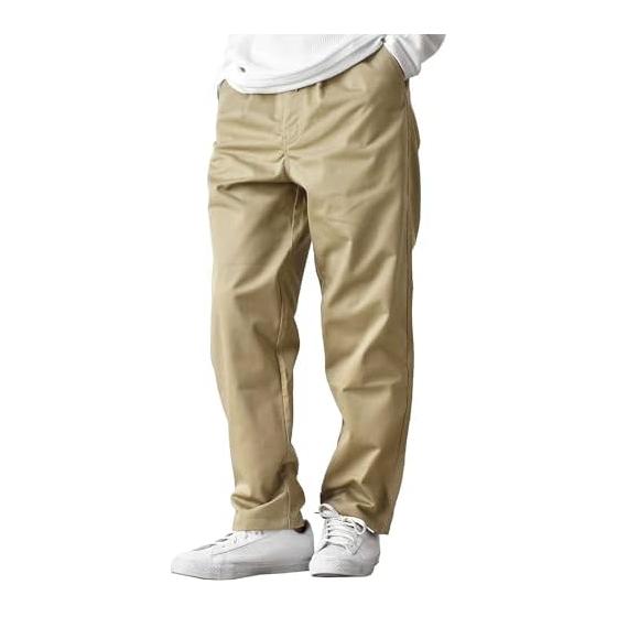 (Arona) ARONA Chino Pants Men s Wide Chino Pants Tapered Pants SDGs Spring/Summer/Autumn/Winter/YC