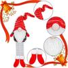 Cute Christmas Faceless Doll Cartoon Gnomes Elf Dolls Leg Hanging Doll Ornament  Birthday